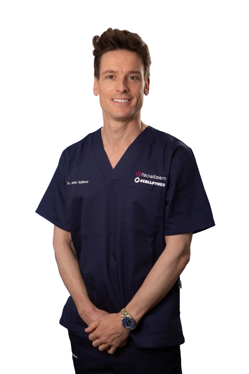 Der Spezialist für Gesichtsfeminisierung Dr. Javier Gutiérrez, Chirurg mit Spezialisierung auf Gesichtsfeminisierung bei Facialteam, FFS-Chirurgieklinik.